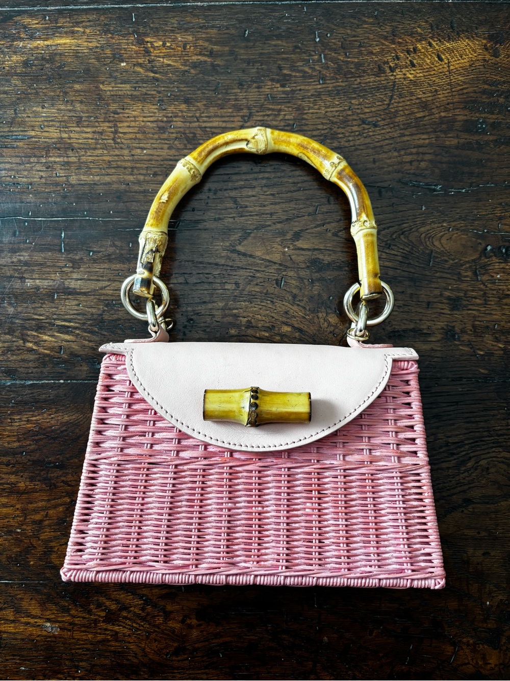 Like new! SERPUI Abigail Wicker Bag.